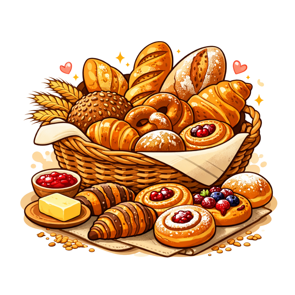 Handmade pastries and sweets